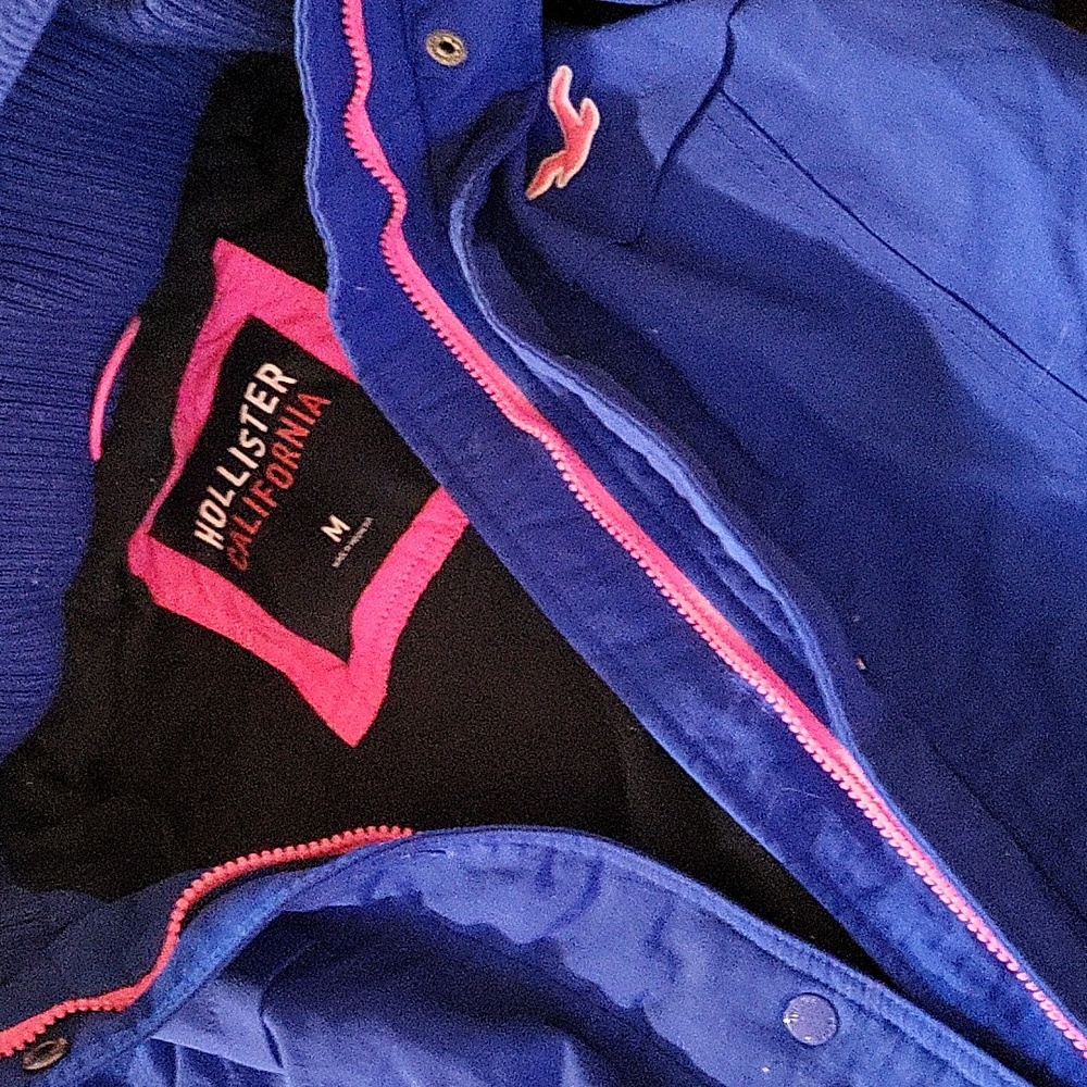 Pretty blue Hollister coat